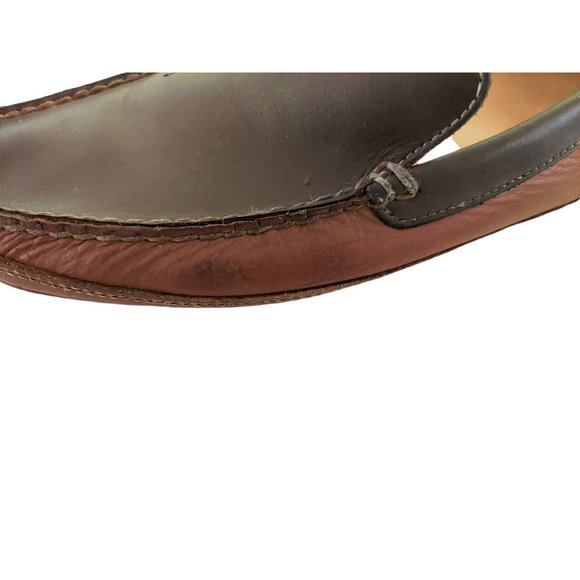 ROCKPORT Men\'s Washable Dark & Medium Brown Slip On Driving Loafer Size 10 M main image 9